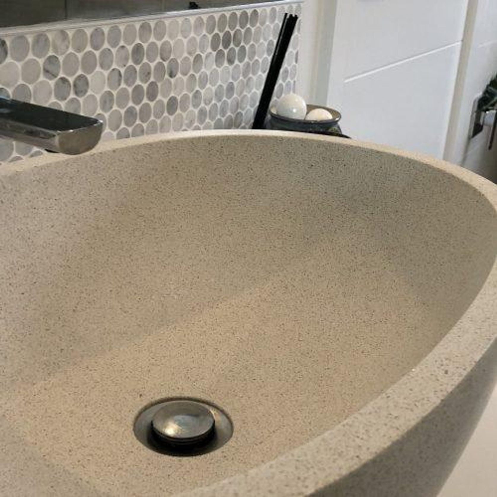 Pietra Bianca Sussana Stone Basin gallery detail image