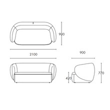 Swell 3 Seater Sofa gallery detail image