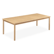 Burnett Outdoor Dining Table 240cm - Eucalyptus gallery detail image