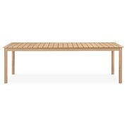 Burnett Outdoor Dining Table 240cm - Eucalyptus gallery detail image