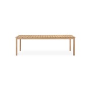 Burnett Outdoor Dining Table 240cm - Eucalyptus gallery detail image