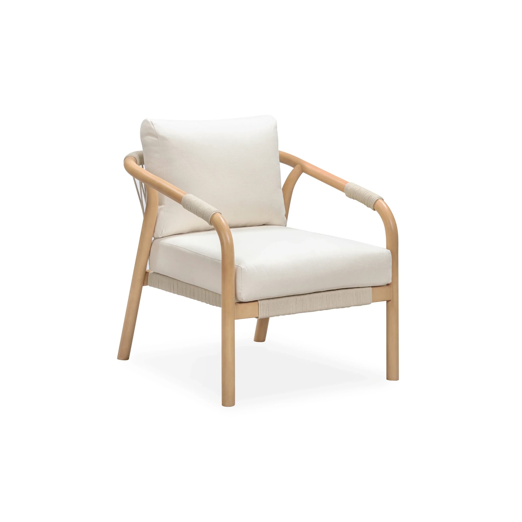 Burnett Outdoor Armchair - Eucalyptus / Beige gallery detail image