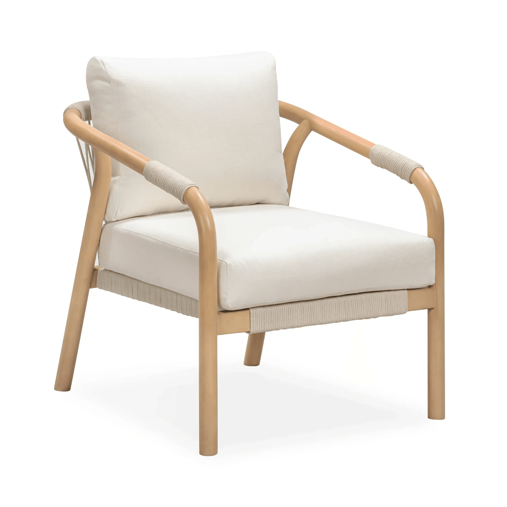 Burnett Outdoor Armchair - Eucalyptus / Beige gallery detail image