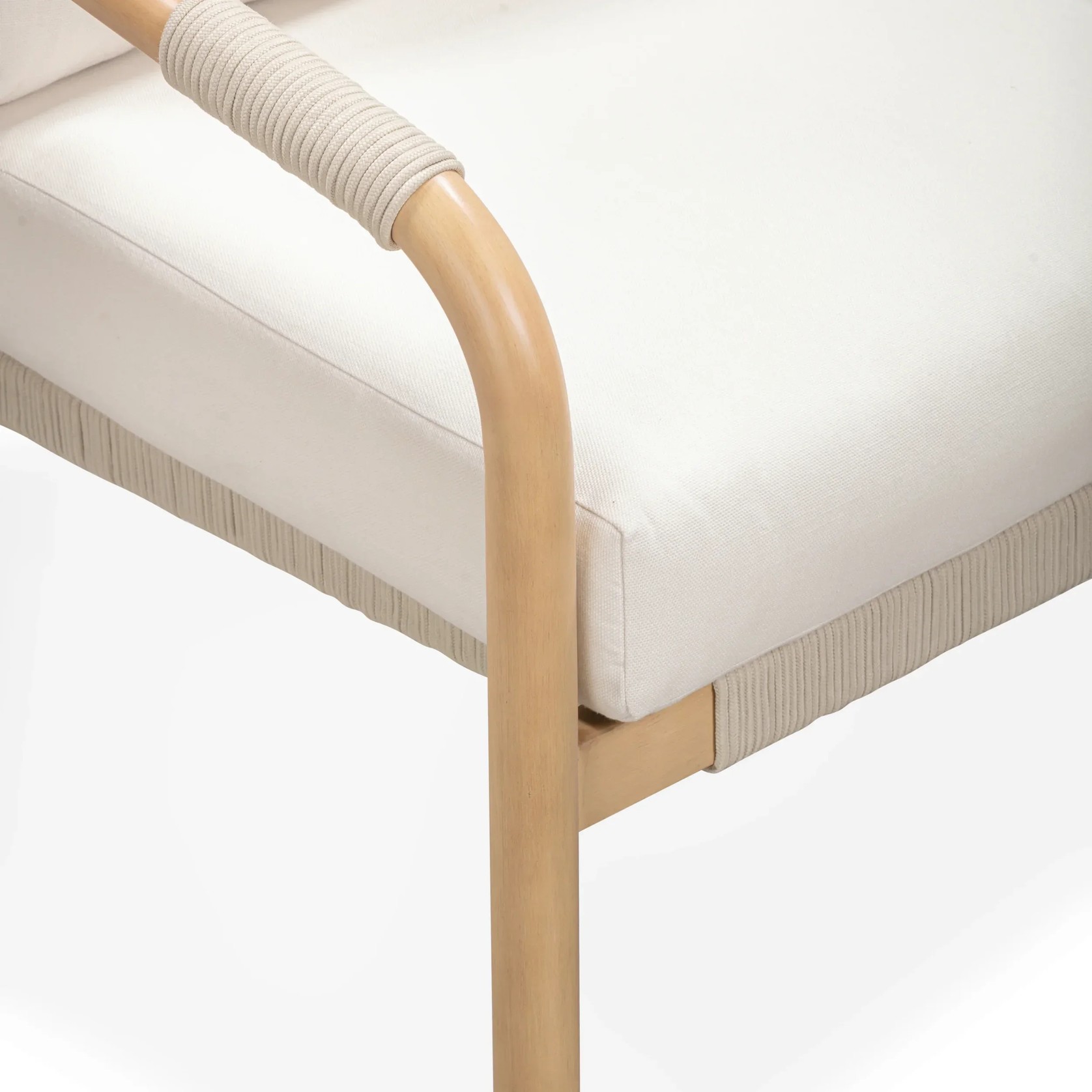 Burnett Outdoor Armchair - Eucalyptus / Beige gallery detail image