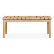 Burnett Outdoor Coffee Table - Eucalyptus gallery detail image