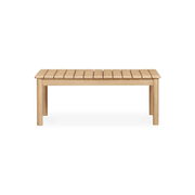 Burnett Outdoor Coffee Table - Eucalyptus gallery detail image