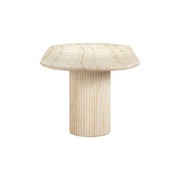 Arlie Outdoor Dining Table 240cm - Travertine Finish gallery detail image