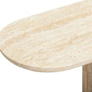 Arlie Outdoor Dining Bench 220cm - Travertine Finish gallery detail image