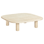 Reed Outdoor Coffee Table - Travertine Finish gallery detail image