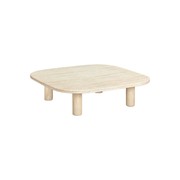 Reed Outdoor Coffee Table - Travertine Finish gallery detail image