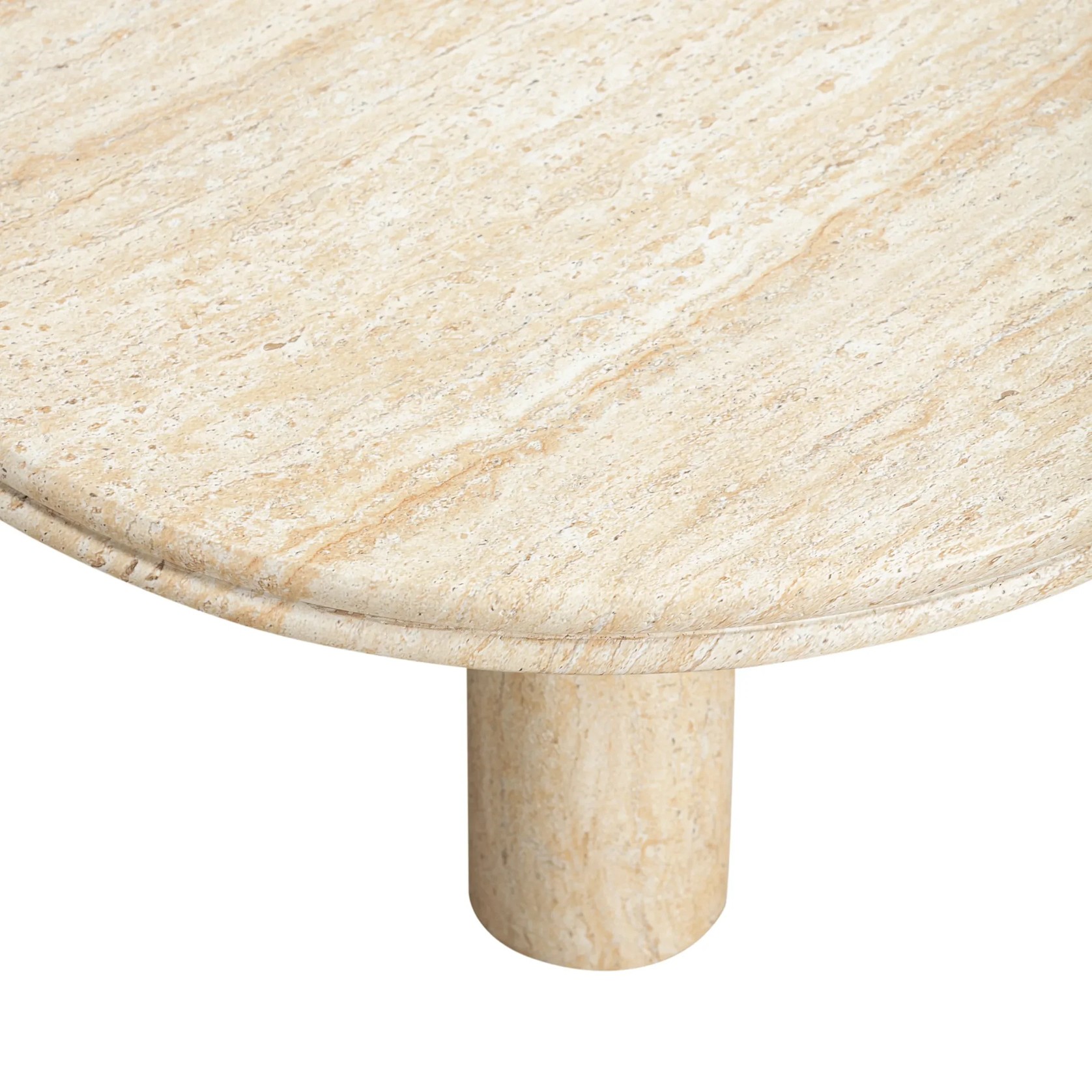 Reed Outdoor Coffee Table - Travertine Finish gallery detail image