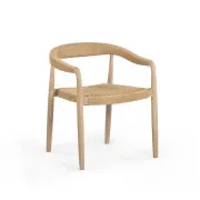Reynolds Outdoor Dining Chair - Light Acacia gallery detail image
