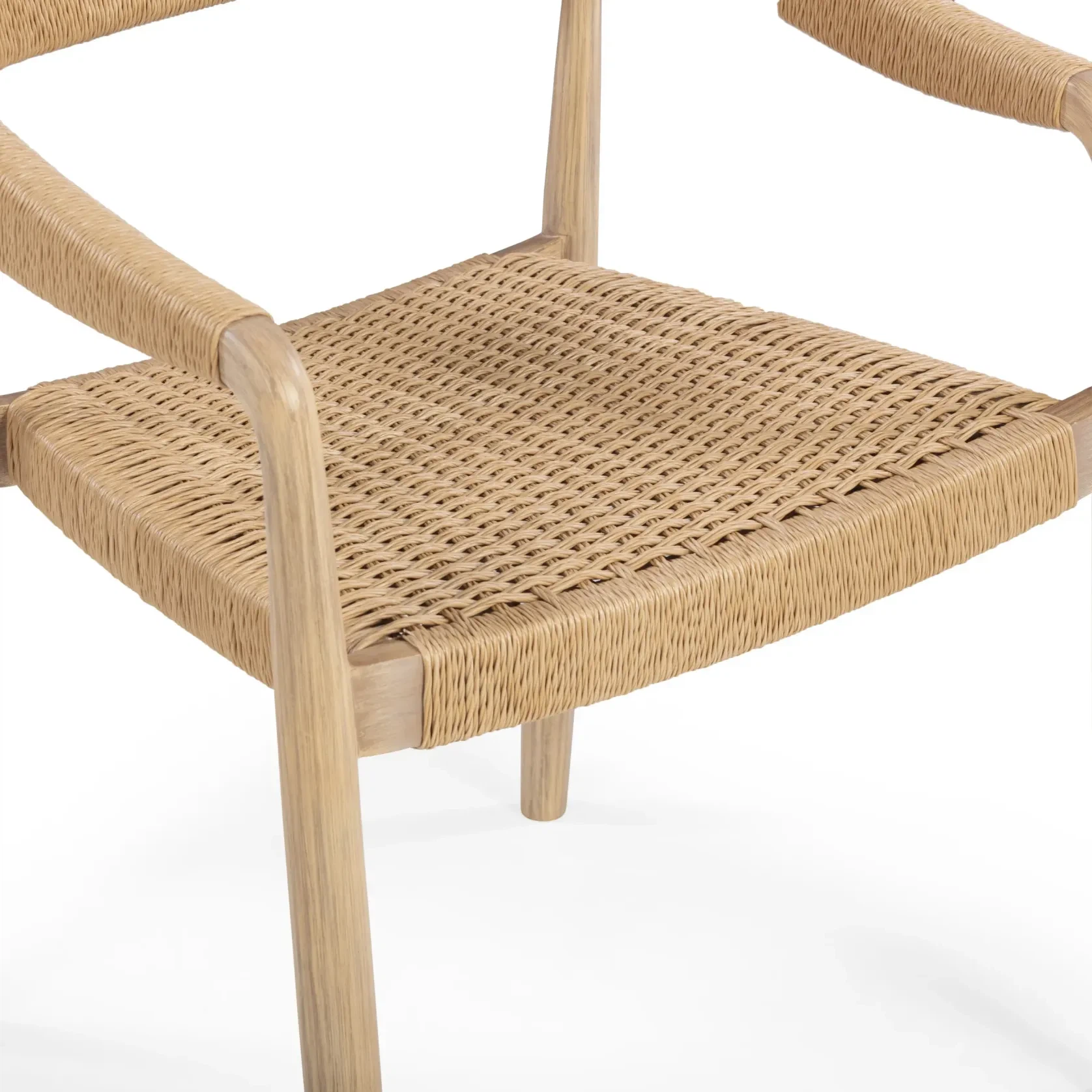 Reynolds Outdoor Dining Chair - Light Acacia gallery detail image