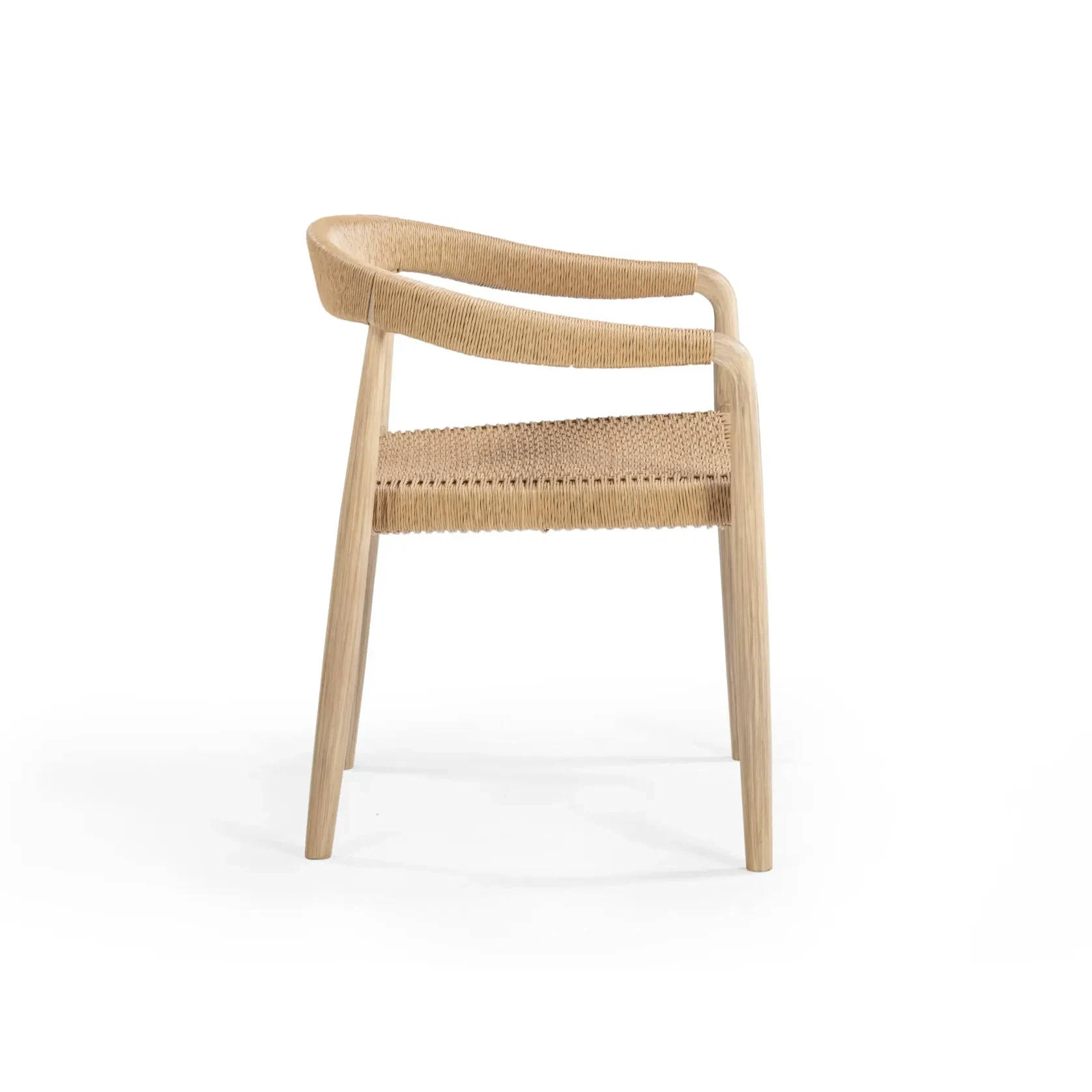 Reynolds Outdoor Dining Chair - Light Acacia gallery detail image