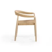 Reynolds Outdoor Dining Chair - Light Acacia gallery detail image