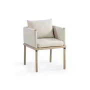 Lonnie Outdoor Dining Chair - Oyster Grey gallery detail image