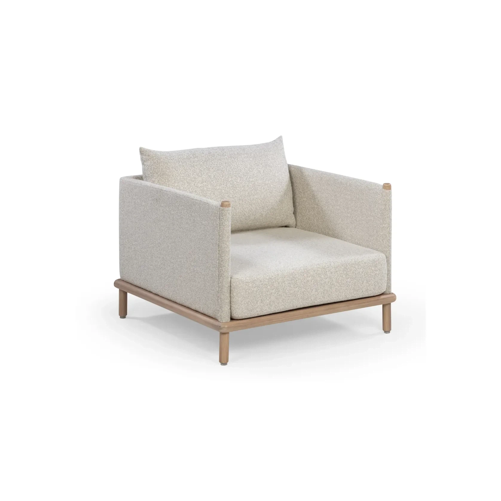 Lonnie Outdoor Armchair - Oyster Grey gallery detail image