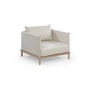 Lonnie Outdoor Armchair - Oyster Grey gallery detail image