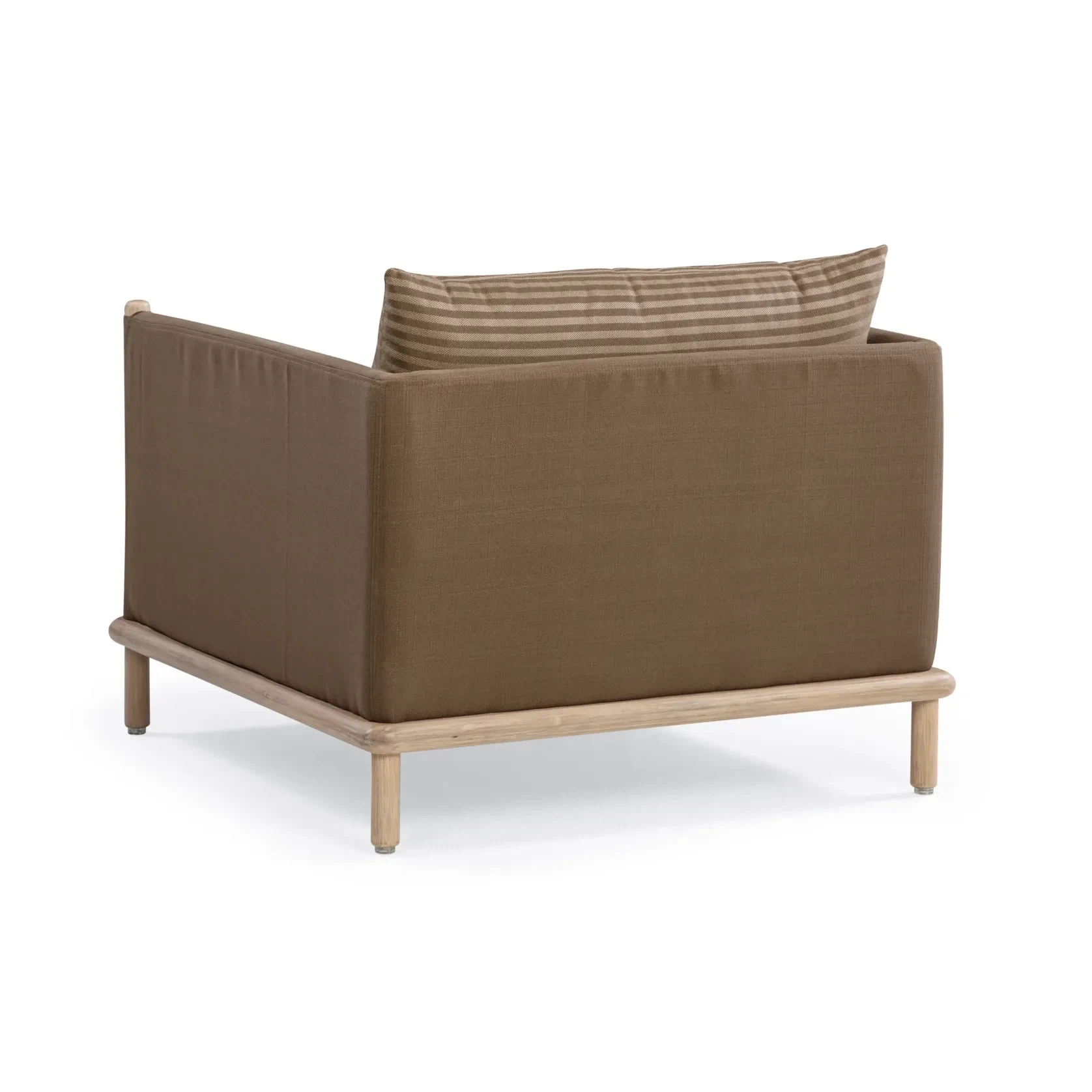 Lonnie Outdoor Armchair - Pebble Stripe gallery detail image