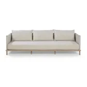 Lonnie Outdoor Three Seater Sofa - Oyster Grey gallery detail image