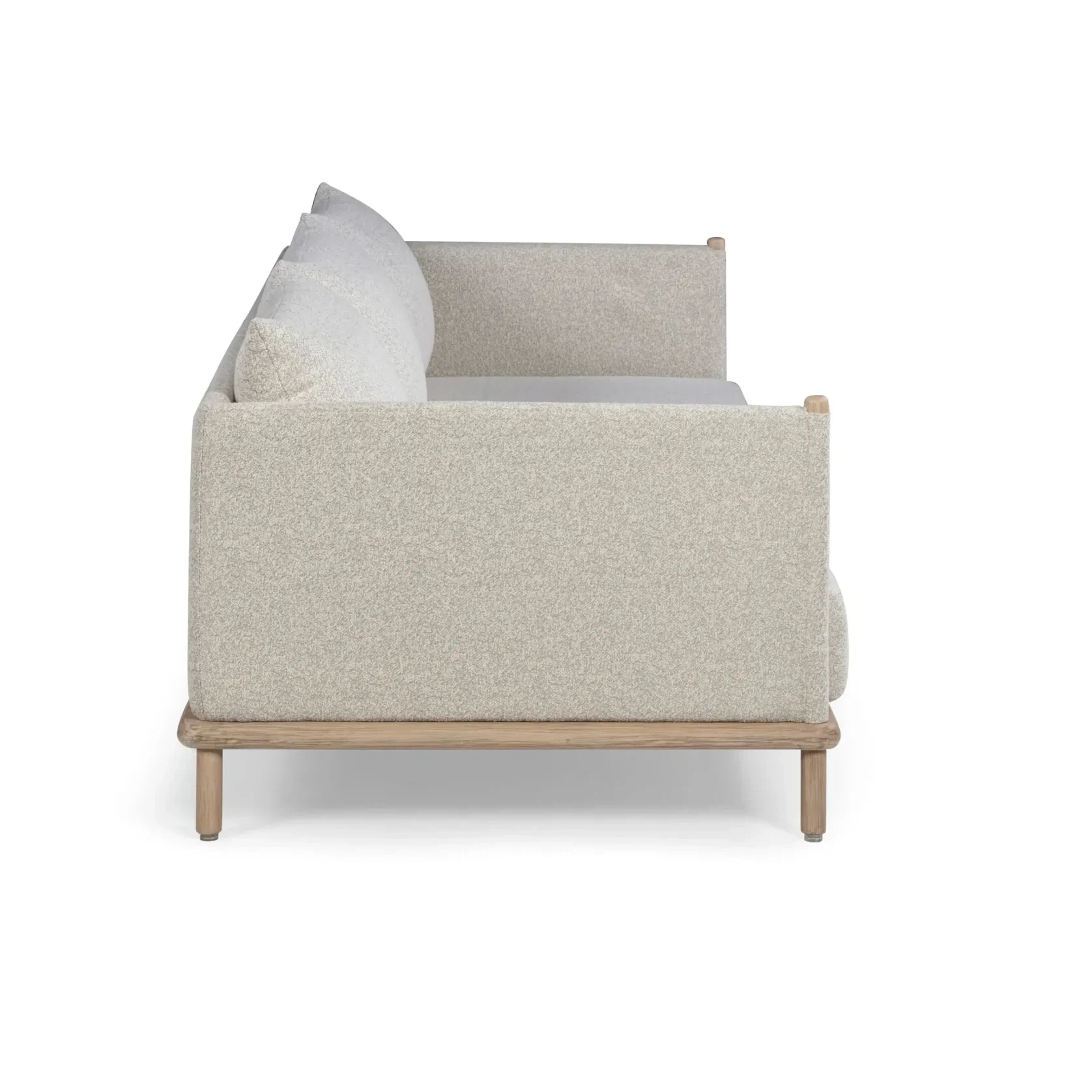 Lonnie Outdoor Three Seater Sofa - Oyster Grey gallery detail image