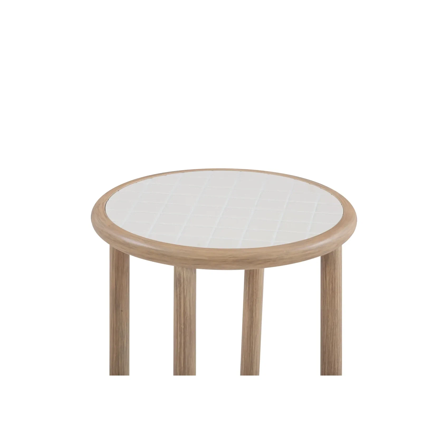 Lonnie Outdoor Side Table - Warm White gallery detail image