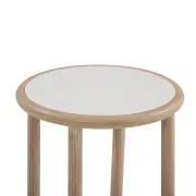 Lonnie Outdoor Side Table - Warm White gallery detail image