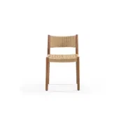 Pedro Outdoor Dining Chair - Deep Acacia gallery detail image