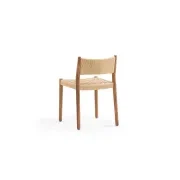 Pedro Outdoor Dining Chair - Deep Acacia gallery detail image