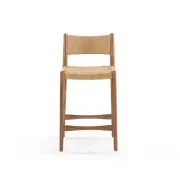 Pedro Outdoor Bar Stool 75cm - Deep Acacia gallery detail image