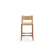 Pedro Outdoor Bar Stool 75cm - Deep Acacia gallery detail image