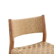 Pedro Outdoor Bar Stool 75cm - Deep Acacia gallery detail image