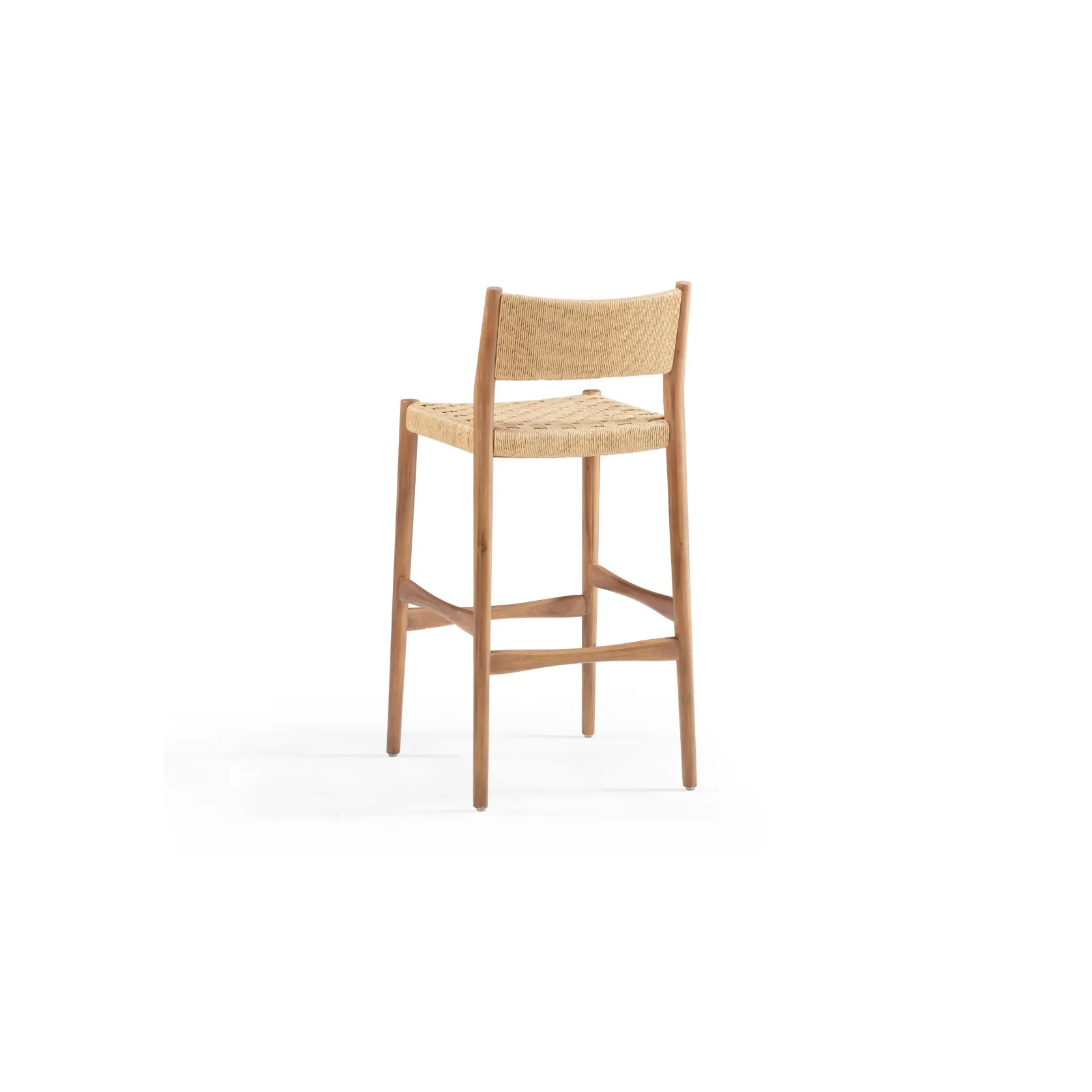 Pedro Outdoor Bar Stool 75cm - Deep Acacia gallery detail image