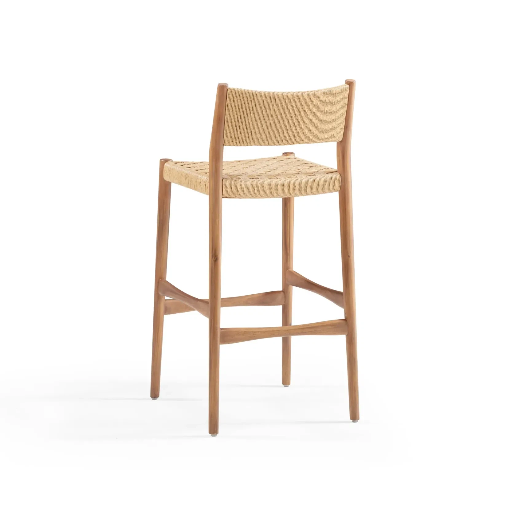Pedro Outdoor Bar Stool 75cm - Deep Acacia gallery detail image