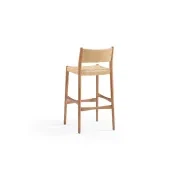 Pedro Outdoor Bar Stool 75cm - Deep Acacia gallery detail image