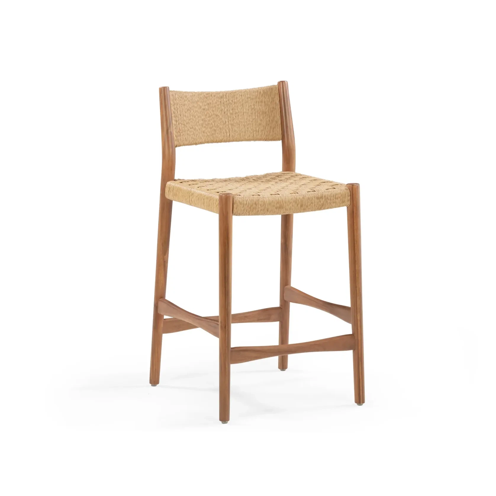 Pedro Outdoor Bar Stool 65cm - Deep Acacia gallery detail image