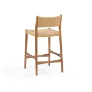 Pedro Outdoor Bar Stool 65cm - Deep Acacia gallery detail image