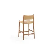 Pedro Outdoor Bar Stool 65cm - Deep Acacia gallery detail image