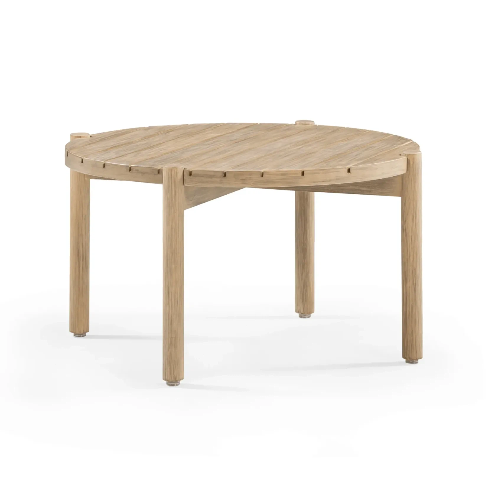 Indra Outdoor Side Table - Light Acacia gallery detail image