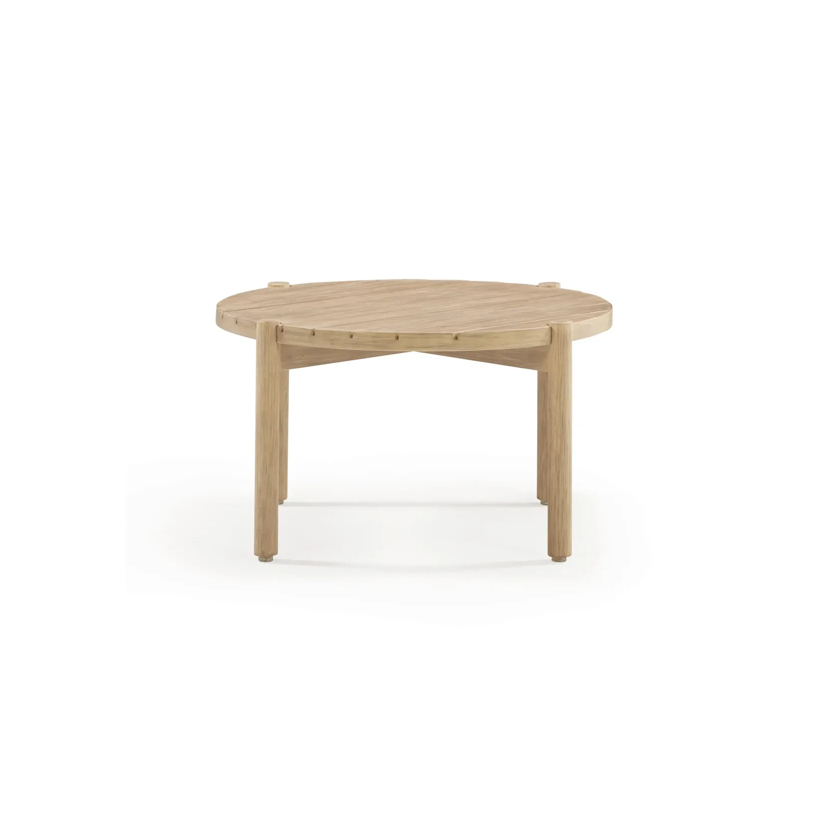 Indra Outdoor Side Table - Light Acacia gallery detail image