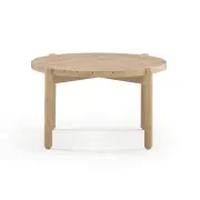 Indra Outdoor Side Table - Light Acacia gallery detail image