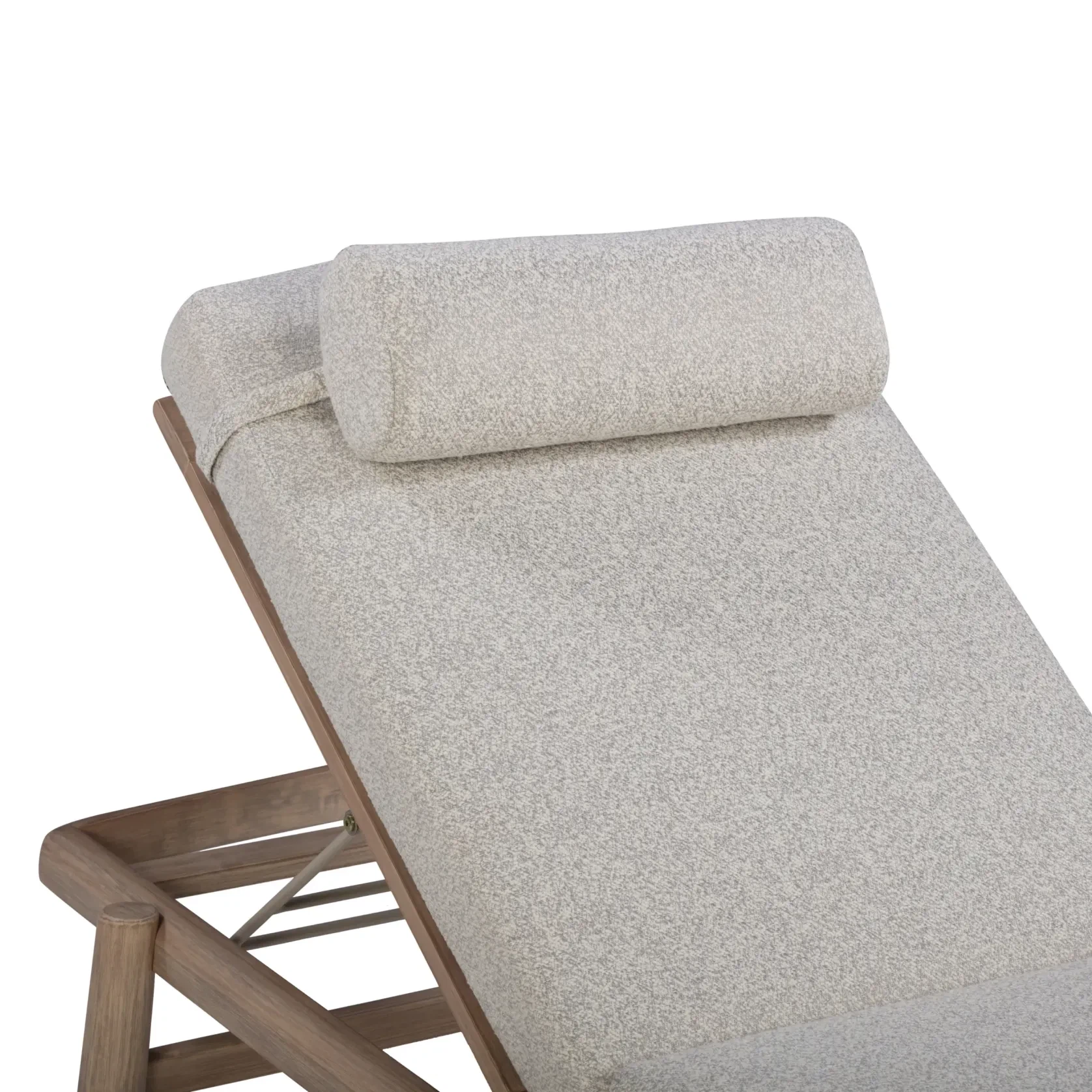 Indra Outdoor Sun Lounge - Oyster Grey gallery detail image