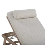 Indra Outdoor Sun Lounge - Oyster Grey gallery detail image