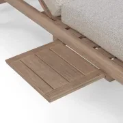 Indra Outdoor Sun Lounge - Oyster Grey gallery detail image