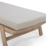 Indra Outdoor Sun Lounge - Oyster Grey gallery detail image