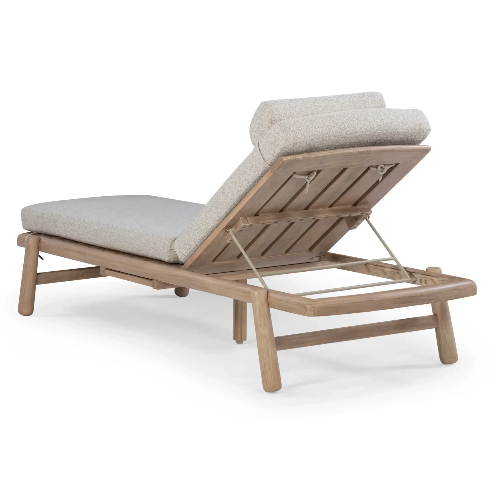 Indra Outdoor Sun Lounge - Oyster Grey gallery detail image