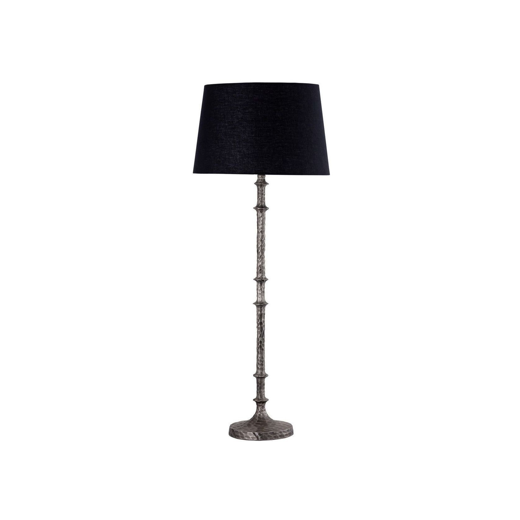 Table Lamp & Shade Silver Antique gallery detail image