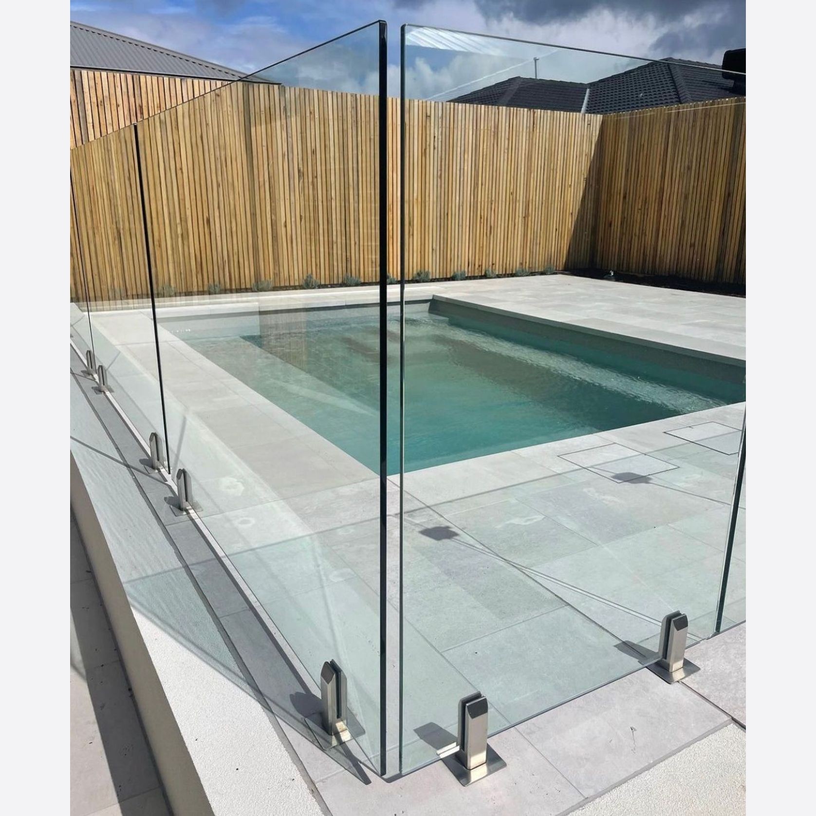 Tallin Grey Limestone Pool Coping gallery detail image