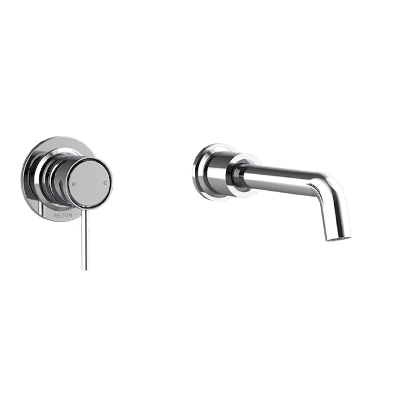 Tate Wall Mounted Basin/Bath Mixer 180mm gallery detail image
