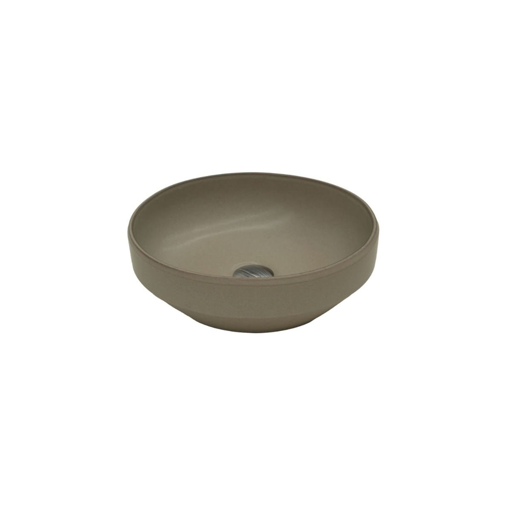 Terra 380 Round Vessel Basin Pumice gallery detail image